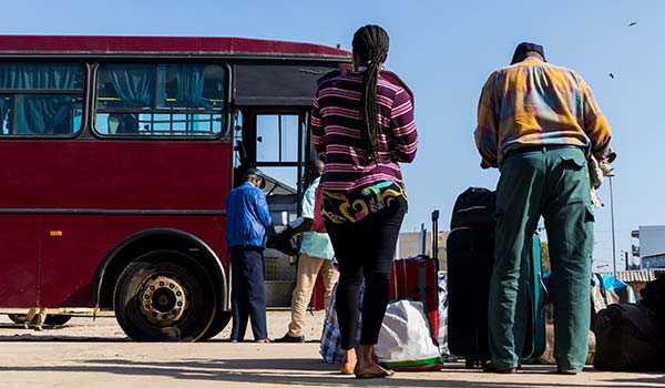 travelling by bus in zimbabwe