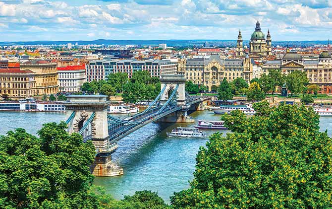 bridge across the danube river in hungary budapest best time to visit eastern europe
