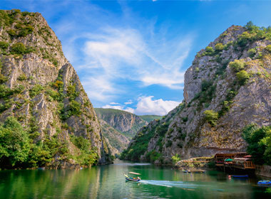 best places to visit in Eastern europe is solo female traveller visiting matka canyon