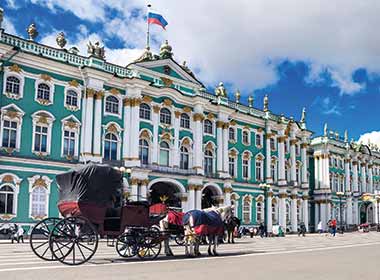 best places to visit in eastern europe a horse drawn carriage in st petersburg russia
