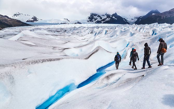 Hiking across the icey landscapes of Perito Moreno glacier in Patagonia, Argentina Patagonia tours, Patagonia group trekking tours,
Patagonia guide, Patagonia chile, Patagonia argentina, torres del paine national park
perto moreno glacier,