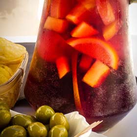Sangria is a drink for travel groups and something to share amongst others when travelling spain