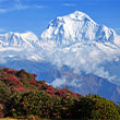 Image showing the scenery from the Annapurna foothills hike