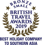 Tucan Travel adventure vacation company - Bronze winner of the Best holiday company for Southern Asia