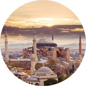 Explore Hagia Sophia of Istanbul, Turkey - singles tours through Europe destination