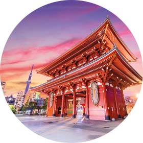 Temple Gate - Tokyo, Japan - Singles adventures travel Tokyo, Japan - solo travellers adventure
