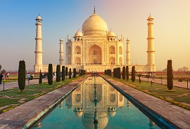 Taj Mahal Agra India Asia Last minute singles holidays