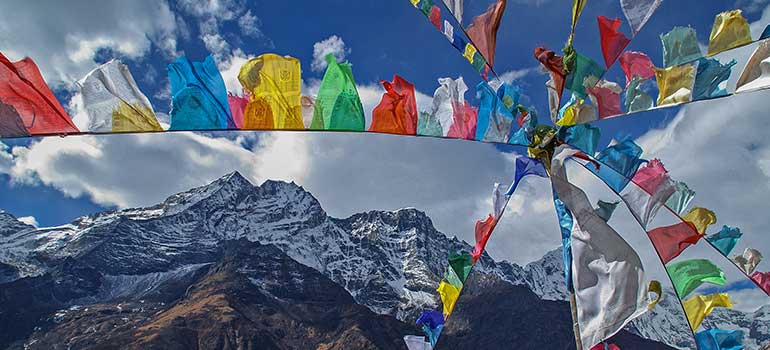 View of the breathtaking Himalayas in Nepal nepal is one of the best places to visit in October, where to go in october, october holiday