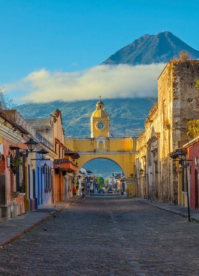 Arco de Santa Catalina Walk through Antigua's beautiful streets to discover iconic sights such as the Arco de Santa Catalina