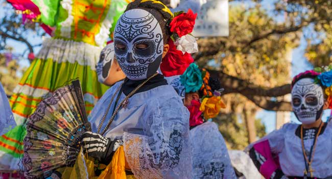 one of the worlds best festivals occur in mexico city, Day of the Dead. It is a great cultural experience that we recommend our travellers to time their holidays in time for this occassion