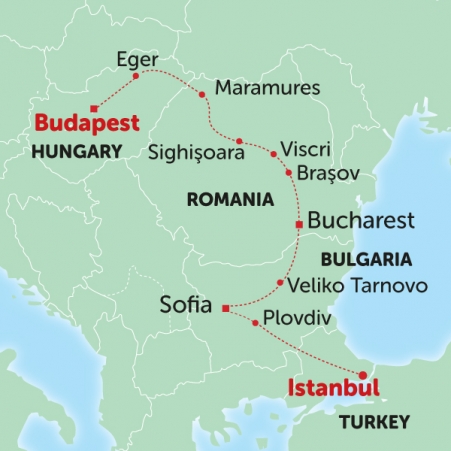 transylvaia, east europe, budapest to istanbul