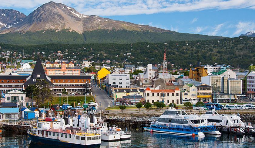 The resort town known as the 'End of the World' (Ushuaia), Argentina