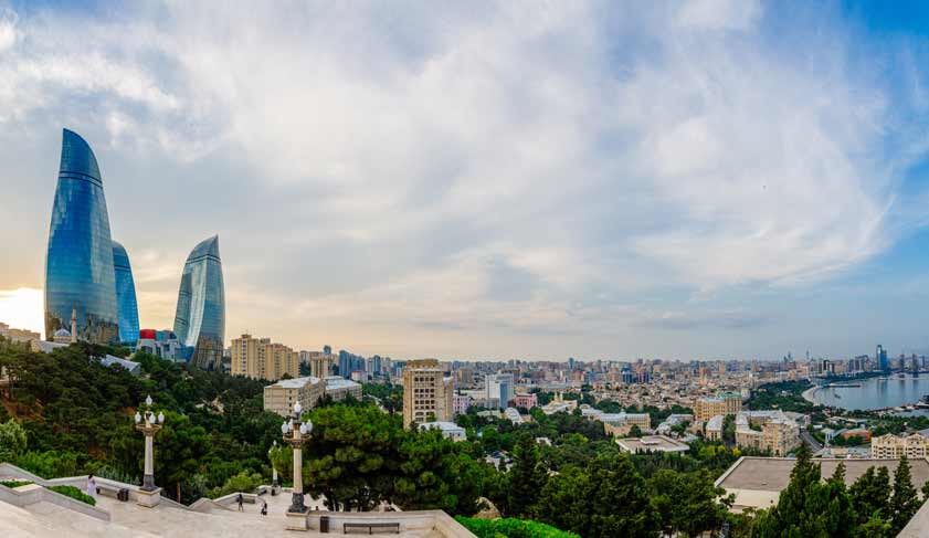 Overview panorama of central city business district in the sunset, Baku, Azerbaijan_1321202942.jpg