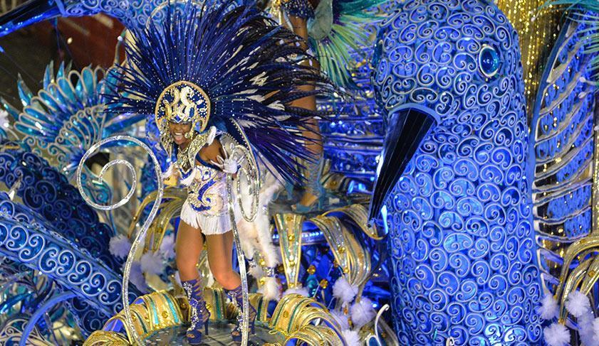 Carnival Dancer in Sambadrome Carnival Dancer in Sambadrome