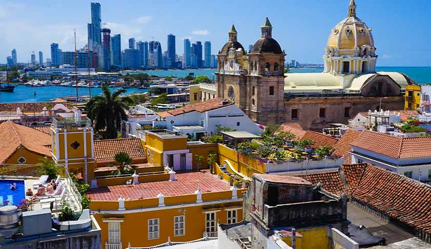 City scene of Cartagena, Colombia