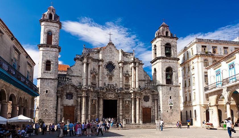The Cathedral of the Virgin Mary of the Immaculate Conception in Old Havana, Cuba The Cathedral of the Virgin Mary of the Immaculate Conception in Old Havana, Cuba