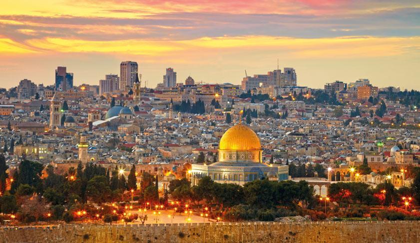 View to Jerusalem old city. Israel. View to Jerusalem old city. Israel.