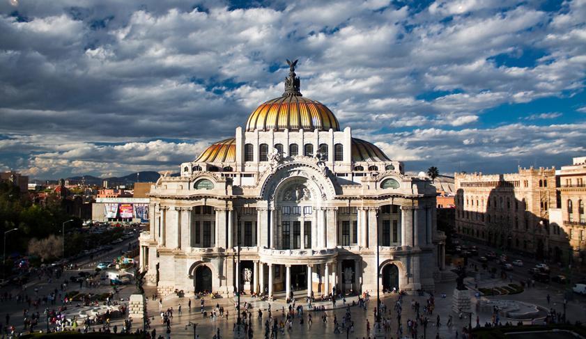 The Fine Arts Museum in Mexico City, Mexico