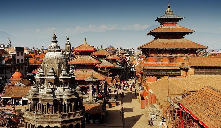 The rooftops of Kathmandu, Nepal