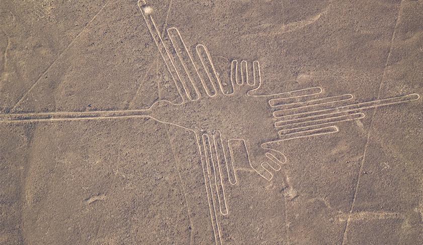 The hummingbird at the Nazca Lines, Peru The hummingbird at the Nazca Lines, Peru