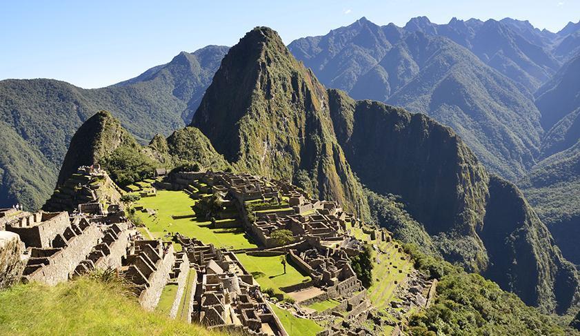 A beautiful day to explore the UNESCO world heritage site of Machu Picchu, Peru