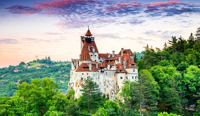 Bran Castle, or Dracula's Castle, in Brasov, Romania Bran Castle, or Dracula's Castle, in Brasov, Romania