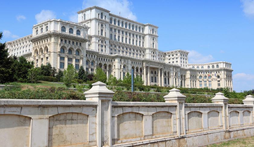 The Houses of Parliament in Bucharest, Romania The Houses of Parliament in Bucharest, Romania