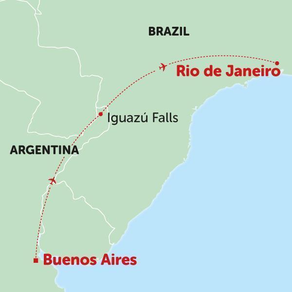 argentina trips, buenos aires holidays, iguazu falls, rio de janeiro, brazil, rio carnival
