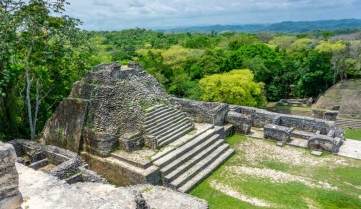 Caracol Temple and Archeological Reserve, San Ignacio, Belize.