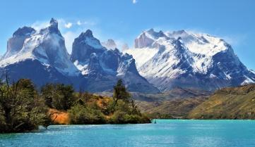 The three towers in Torres del Paine National Park, Chile