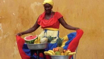 A local fruit vendor, Cartagena