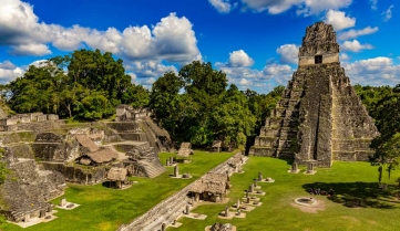 Tikal National Park also a UNESCO World Heritage Site.