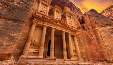 Ancient temple in Petra