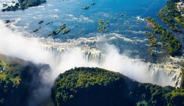 Victoria Falls, one of the 7 natural wonders of the world, Zambia