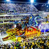 Travel in February to brazil and visit the worlds largest carnival with the ultimate party parade, this has to be a bucket listed event for any traveller